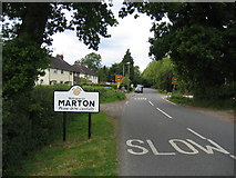 SP4168 : Marton by David Stowell