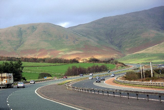 The M6 near Lowgill