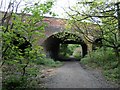 Sanders Lane bridge over footpath