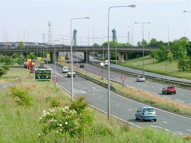 Major Interchange between the A66 and the A19