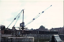 ST2937 : Bridgwater Docks South Side 1968 by Richard Baker