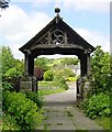 TQ8455 : Lych Gate, Hollingbourne by Penny Mayes