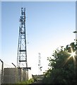 Transmitters near Cefn Coed