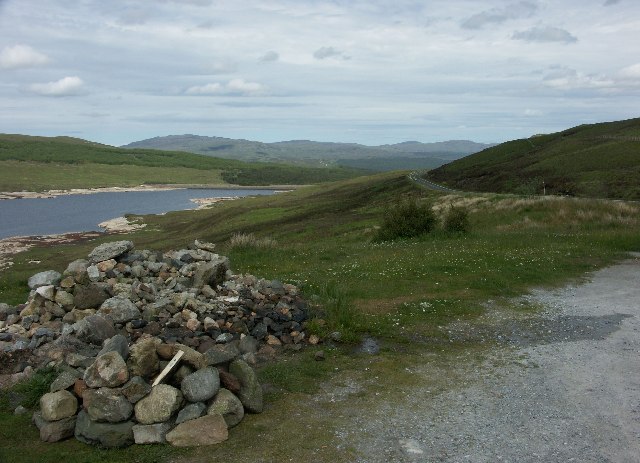 View North East over Loch Loyne