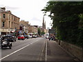 View down Great Western Road