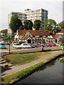 Uxbridge - canal, pub and flats