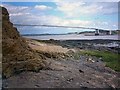 ST5490 : Beachley Point with view of the first Severn Bridge by Jo Wood