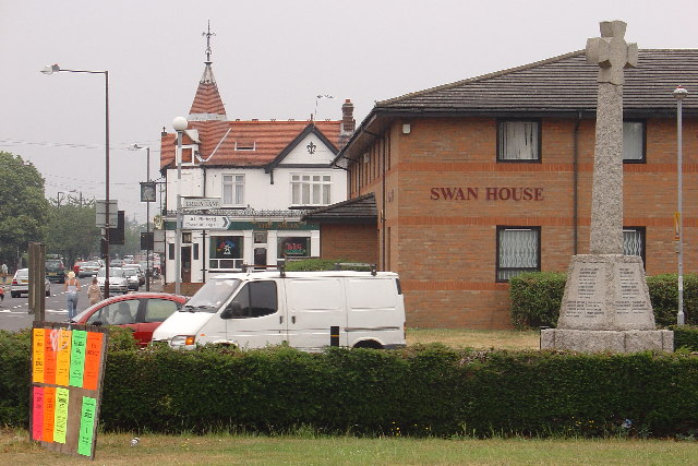 Swan house and the Swan pub