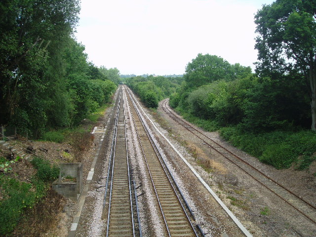 View from Copyhold bridge to the North