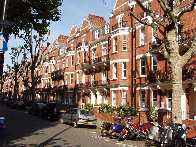 Mansion flats in Maida Vale