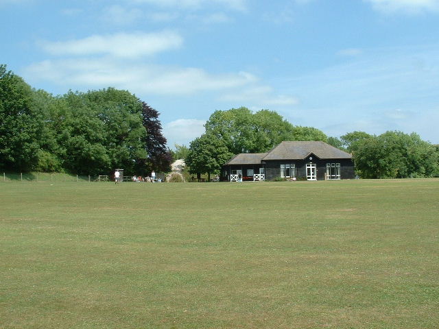 Burpham Cricket Pitch © Chris Shaw :: Geograph Britain and Ireland