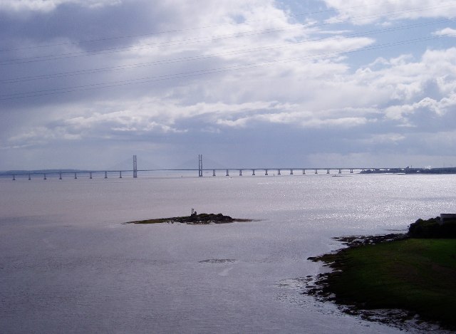 New Severn Bridge from the Old