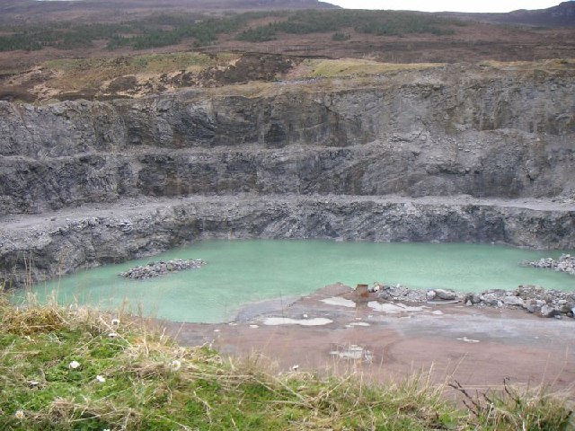 Quarry in Glen Achall