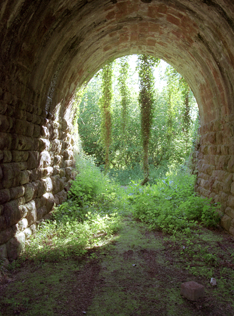 Tunnel under the West Somerset Steam Railway