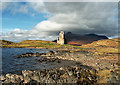NC2323 : Ardvreck Castle on the Shore of Loch Assynt by Richard Baker