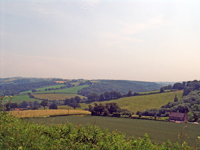 A view to the south west from Posbury, near Crediton