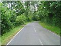 The bend in the road near Horsted Keynes station