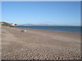 Abersoch main beach in January looking northwest towards Snowdonia across Cardigan Bay