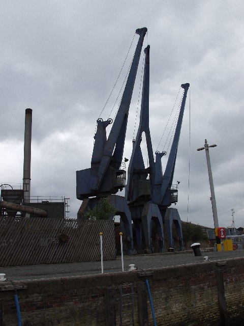 Ipswich harbour Cranes