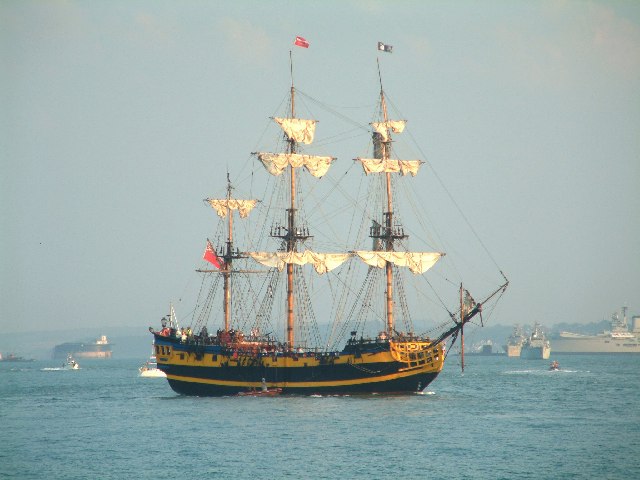 Grand Turk, off Southsea, 27th June 2005