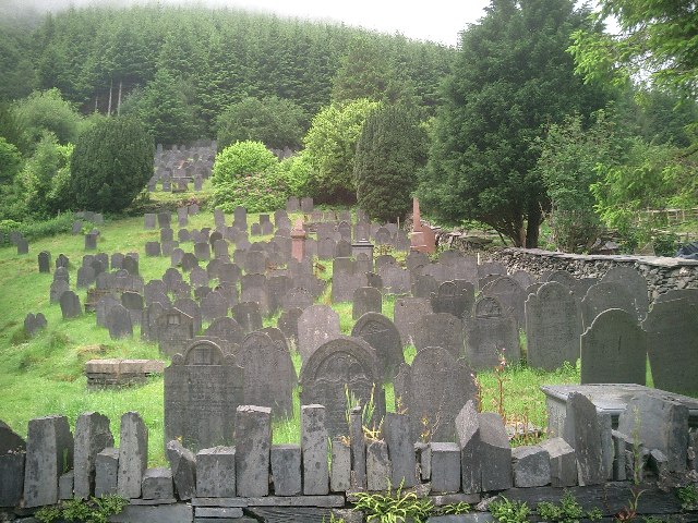 Cemetery near Pen-Rhiw