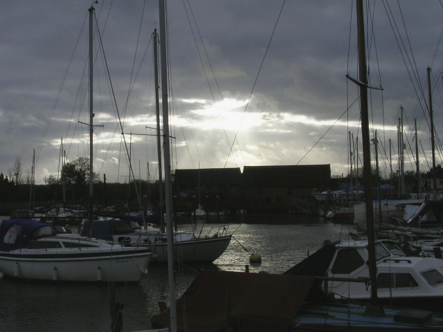Eling tide mill and harbour