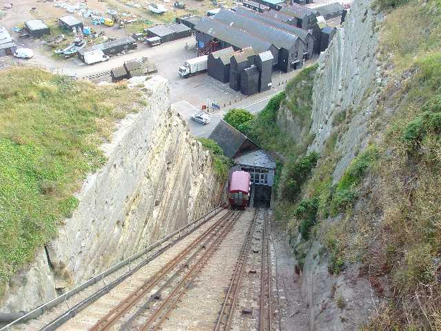 East Cliff Funicular Railway, Hastings, East Sussex