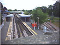 Mitcham Junction Station from Carshalton Road bridge.