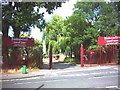 Entrance to Bishopsford Community School, Lilleshall Road.