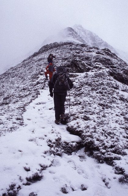 NE ridge of Sgorr Bhan, above Ballachulish