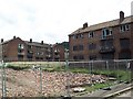 Empty flats awaiting demolition