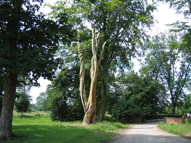 Tree Sculpture, Haslam Park, Ashton