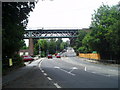 Railway bridge over the A25 at Oxted