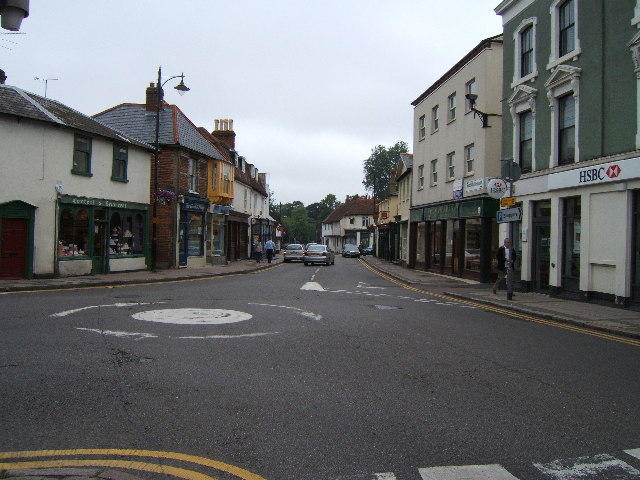 High Street, Ewell - junction with Cheam Road