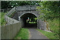 NM9036 : Bridge over dismantled railway in North Ledaig, Scotland. by andy