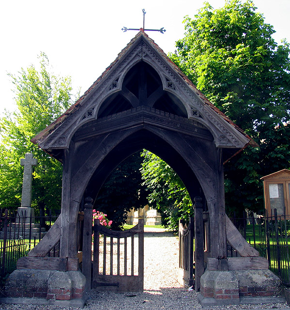 Lych Gate at St Michael and All Angels: Lambourn