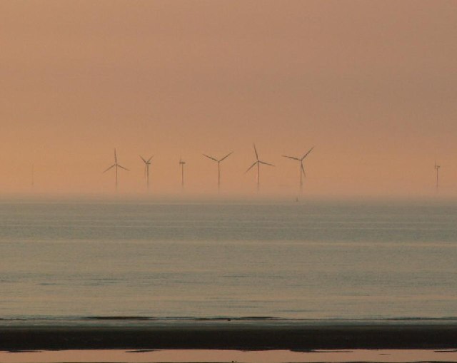 Wind Turbines off Rhyl - Prestatyn