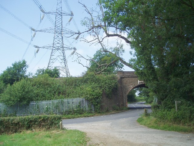 Railway bridge at  Valebridge Road/Rocky Lane