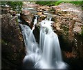 NN1468 : Waterfall in Glen Nevis by Toby Speight