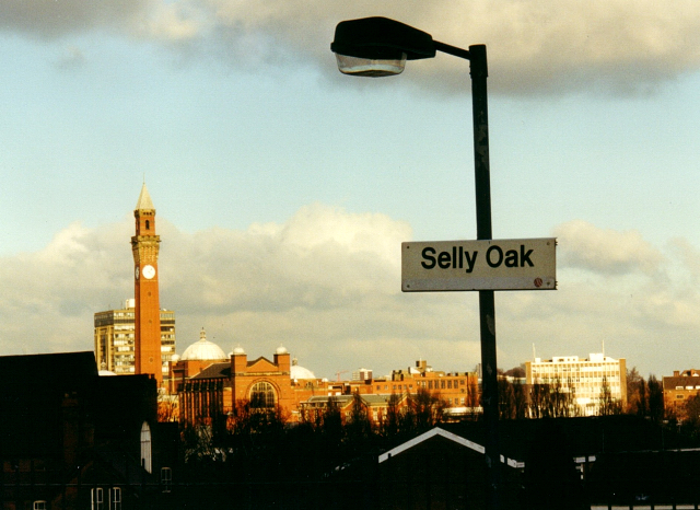 View from Selly Oak railway station, Birmingham