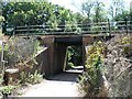 Railway Bridge over narrow country lane