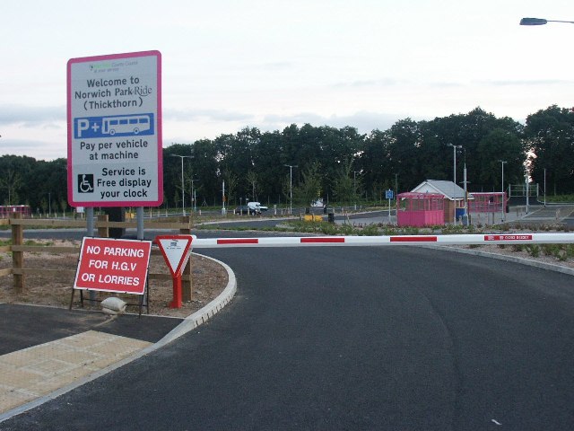 Thickthorn Park and Ride, Norwich