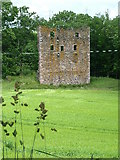 NJ7323 : Balquhain Castle Wall by Greg Stringham
