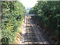 View off Railway Bridge in Reigate