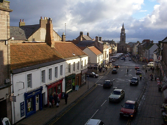 Berwick Town Centre from ramparts © Clive Nicholson :: Geograph Britain ...