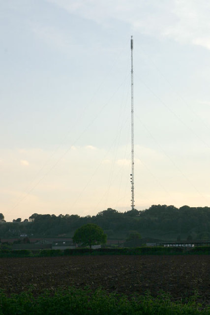 Lichfield transmitter mast near Hopwas