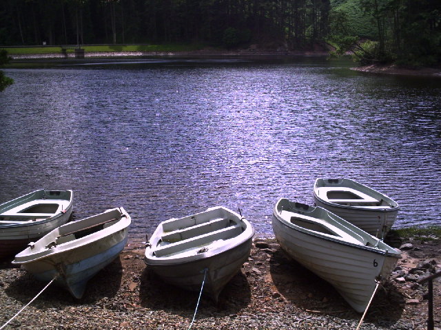Fishing Boats on Glencorse Reservoir