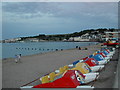 Swanage Beach at twilight