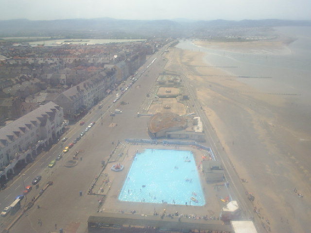View West from Rhyl Sky Tower