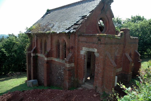 Old chapel undergoing conversion to house